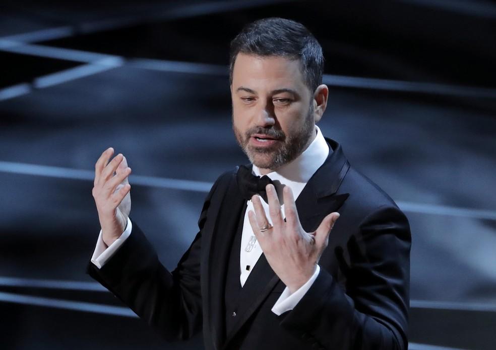 Jimmy Kimmel apresentando o Oscar
