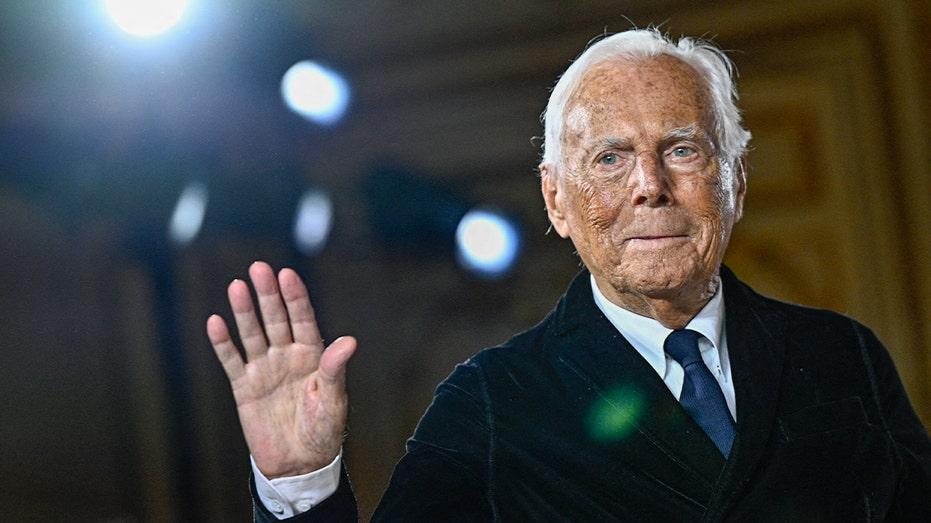 Fashion designer Giorgio Armani