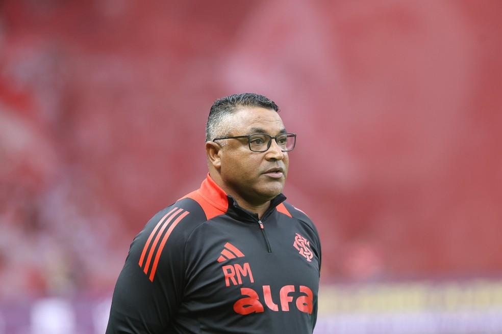 Roger Machado, técnico do Inter, no Gre-Nal 448