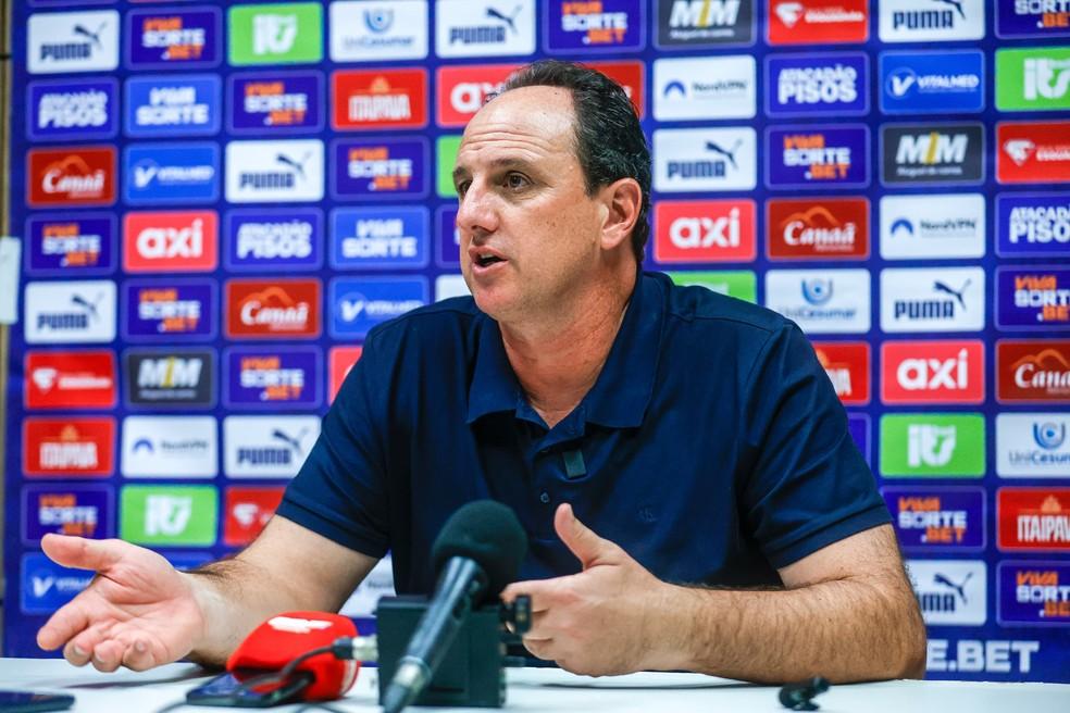 Rogério Ceni em entrevista coletiva