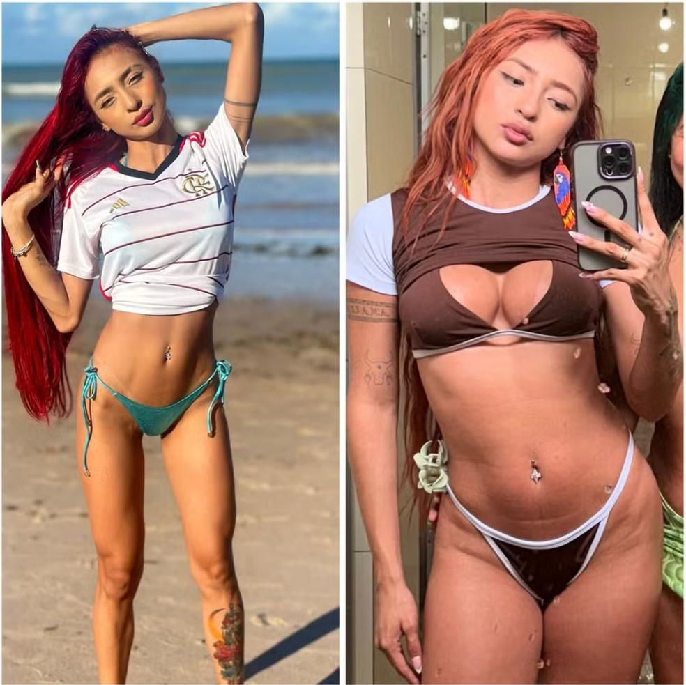 Antes e depois de Ruivinha de Marte.