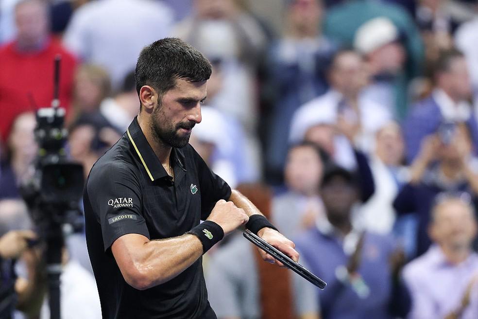 Djokovic faz homenagem à filha no US Open