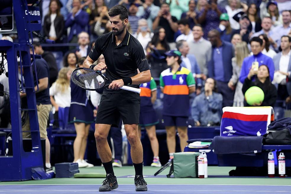 Djokovic dança em homenagem à filha no US Open