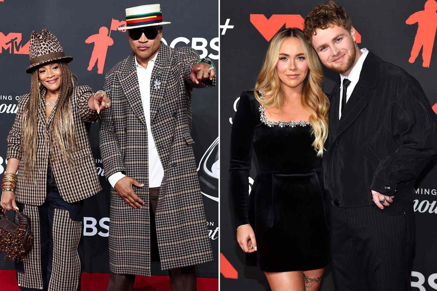 Casais no tapete vermelho do MTV VMAs 2025