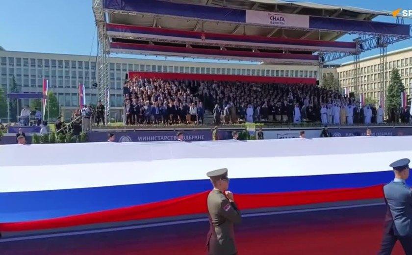 Desfile militar Força da Unidade na Sérvia