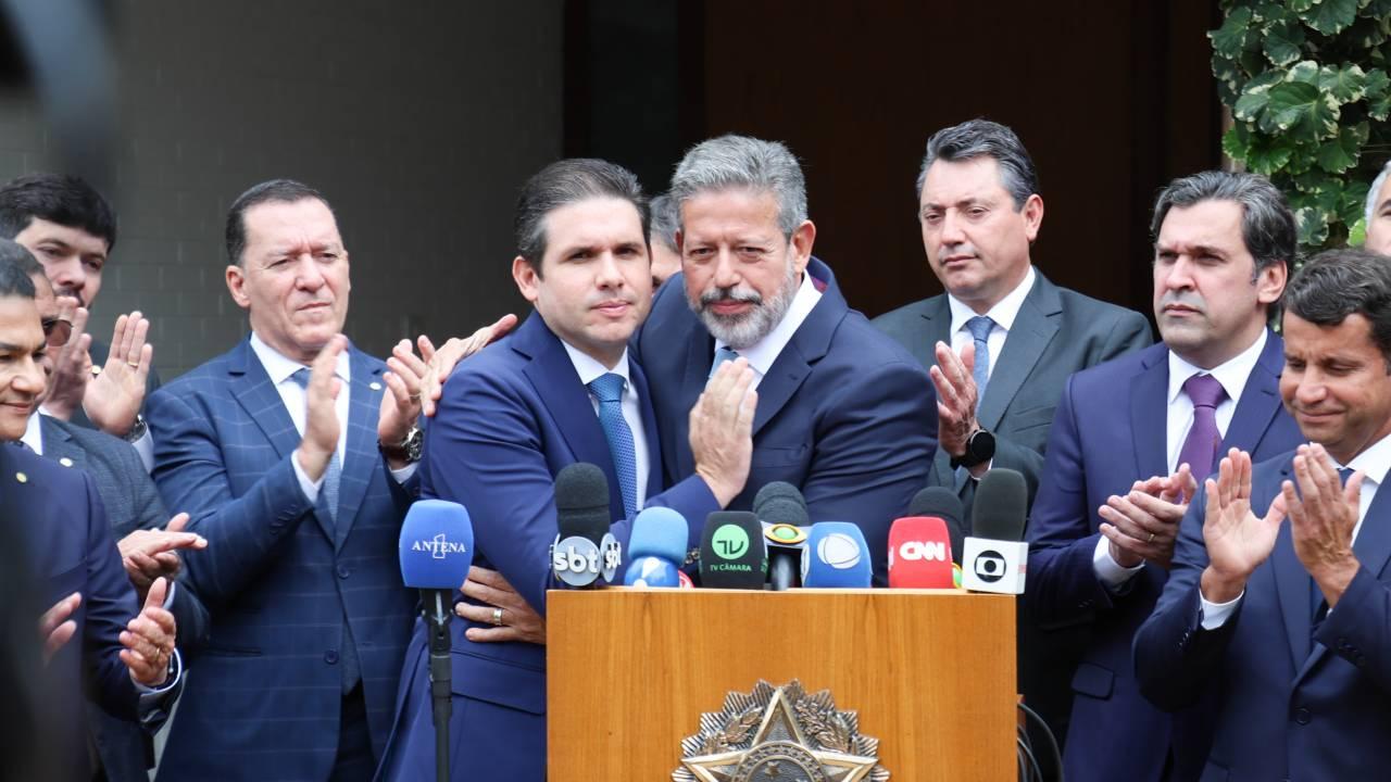 Arthur Lira e Hugo Motta