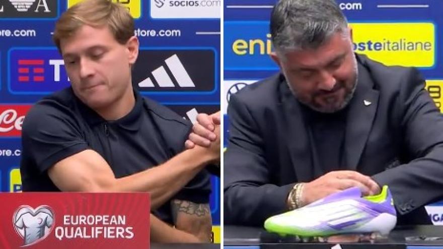 Gattuso em conferência