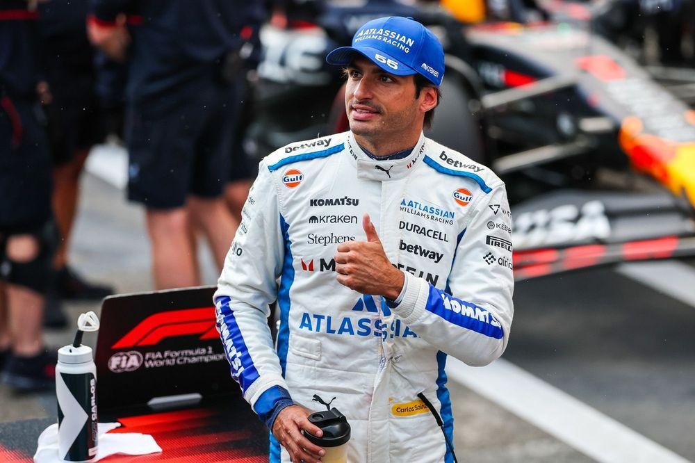 Carlos Sainz, Williams fazendo sucesso na F1