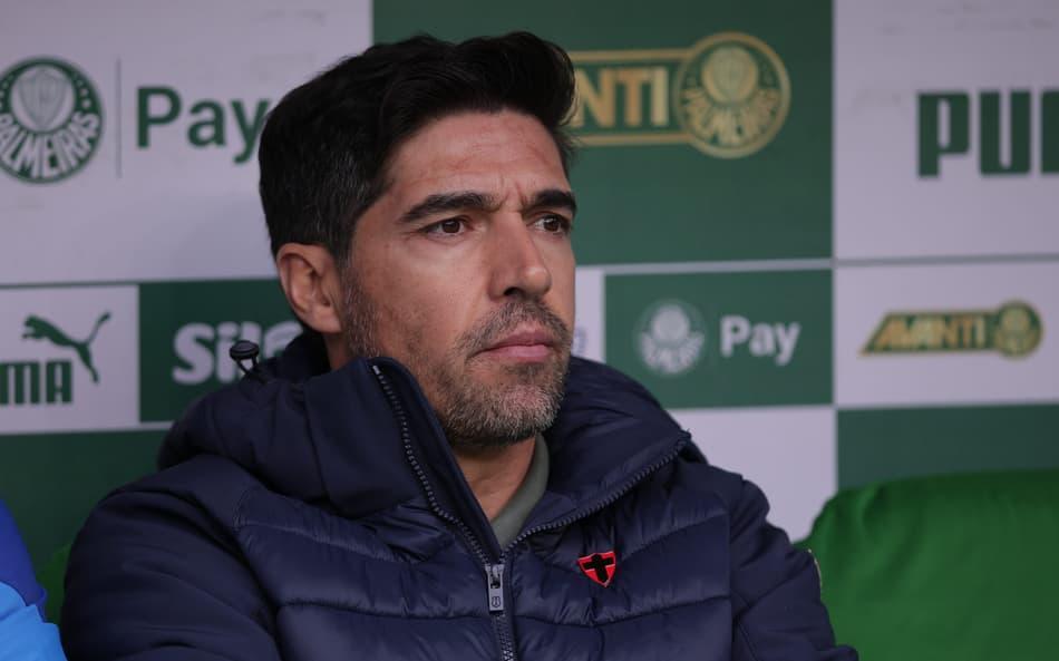 Abel Ferreira em Palmeiras x Ceará pelo Brasileirão
