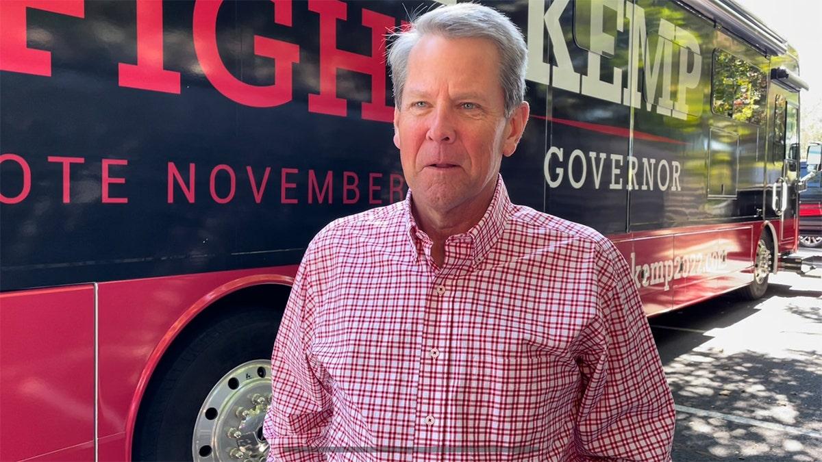 Republican Gov. Brian Kemp of Georgia