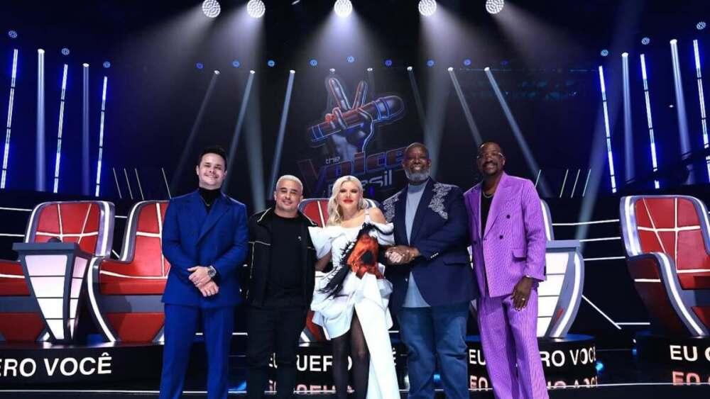 Técnicos do The Voice Brasil no SBT
