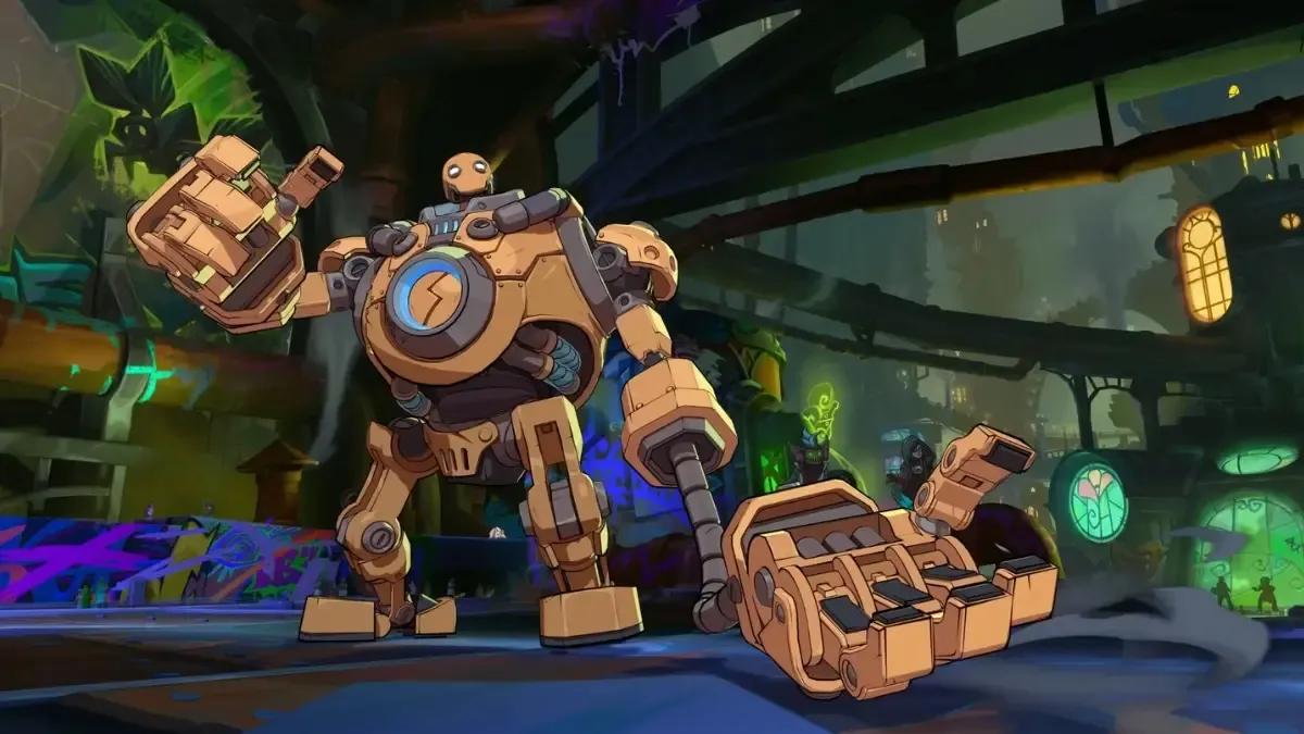 Blitzcrank saying 'Error' in his 2XKO champion trailer.