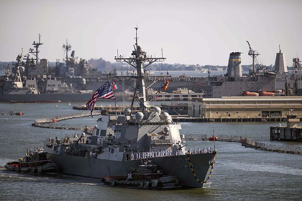 USS Jason Dunham em imagem de arquivo
