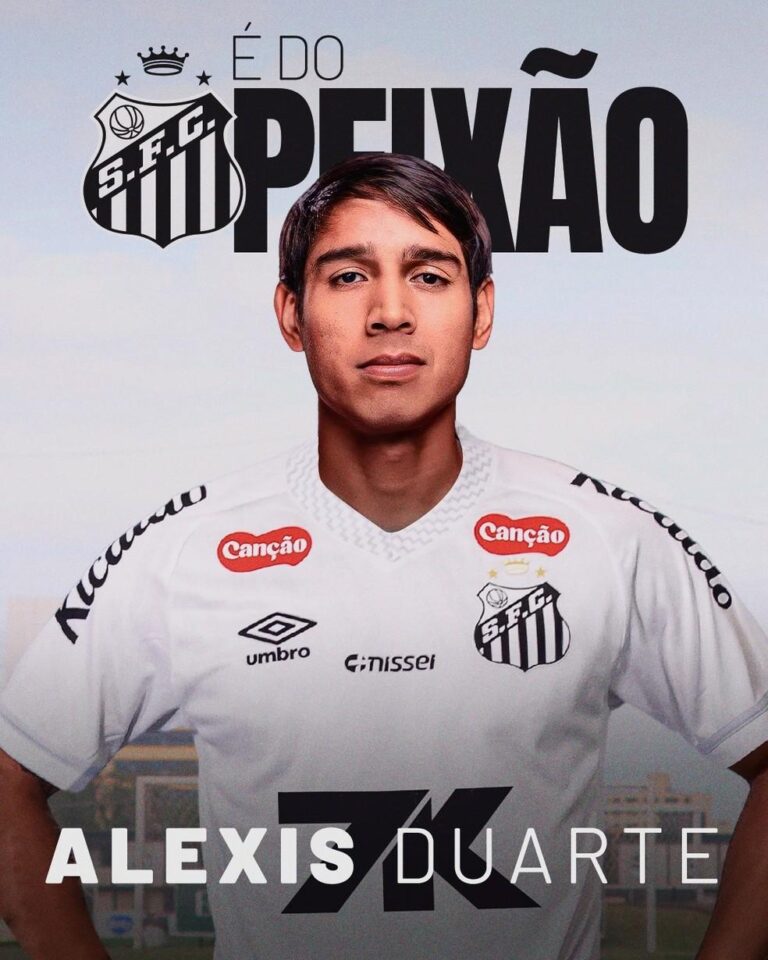 Santos Futebol Clube anuncia contratação do zagueiro paraguaio Alexis Duarte