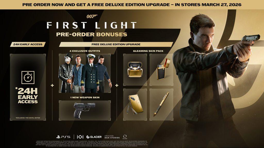 Detalhes da Deluxe Edition de 007: First Light