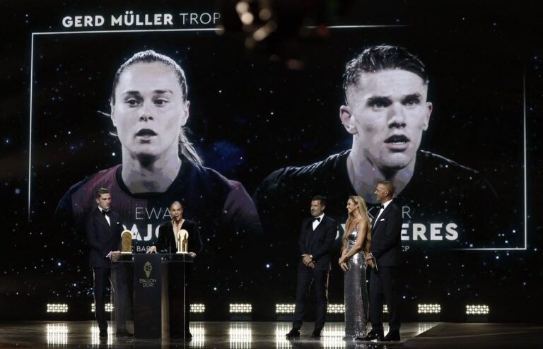 Bola de Ouro 2025: Viktor Gyökeres e Ewa Pajor são os grandes vencedores