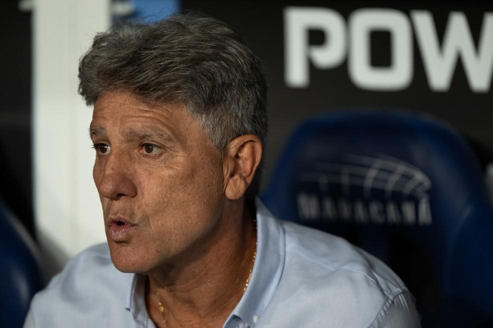 Renato Gaúcho em Fluminense x Lanús