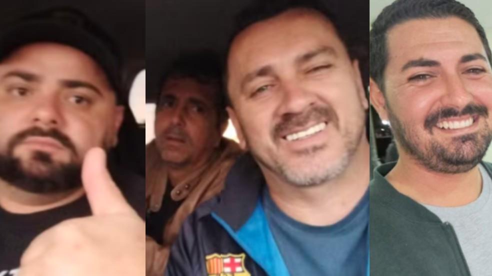 Da esquerda para a direita, Afonso, Robishley, Rafael e Alencar.