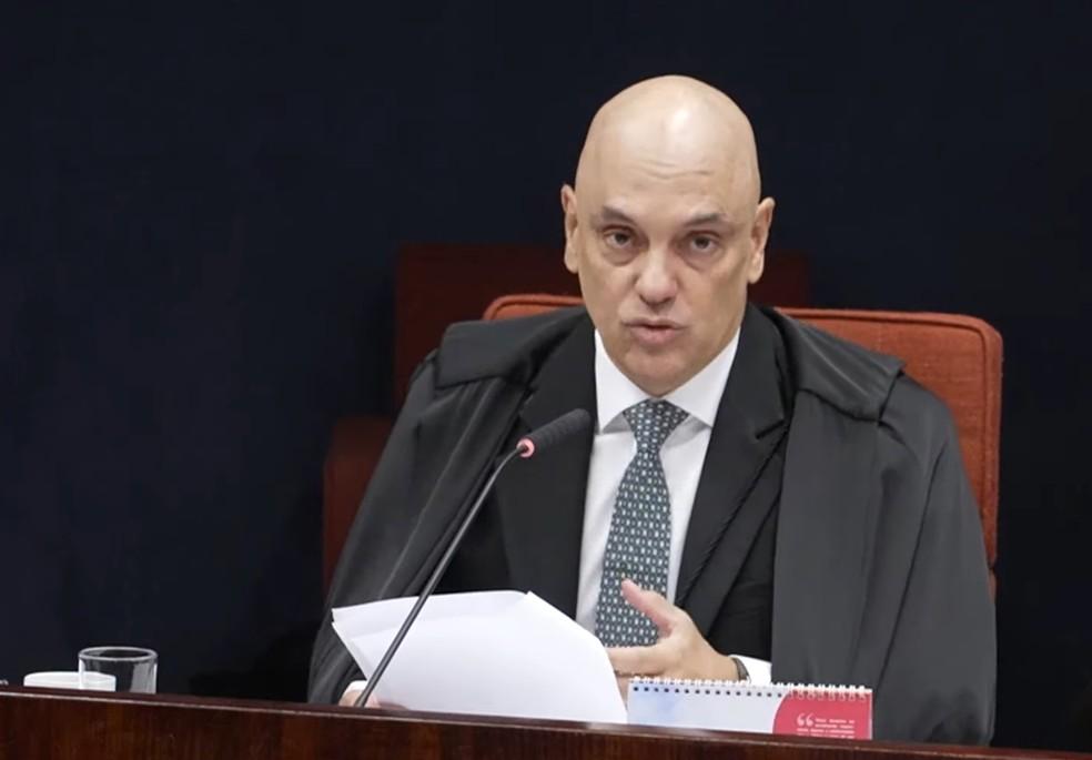 O ministro Alexandre de Moraes, alvo da Lei Magnitsky