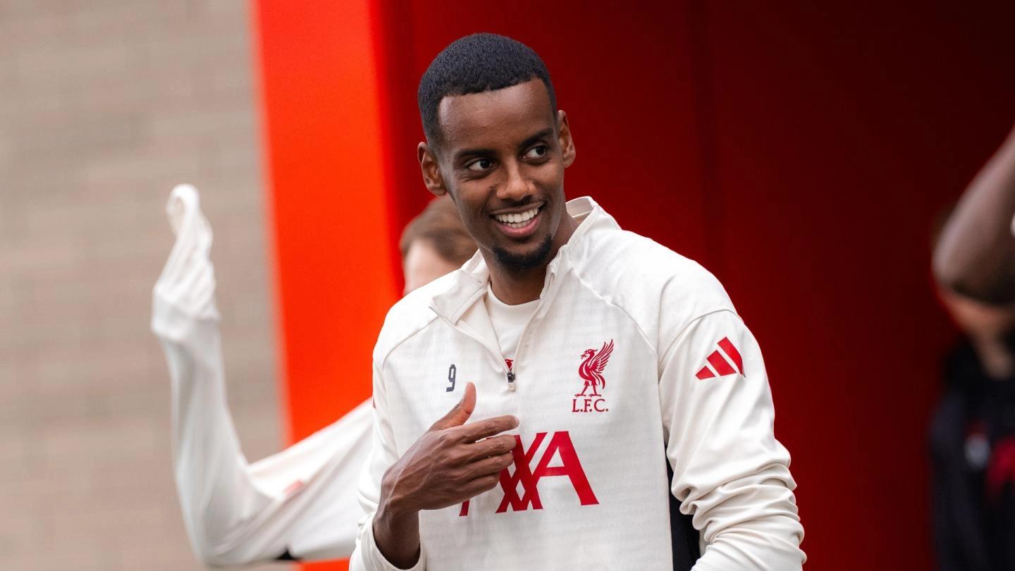 Alexander Isak, em ação.