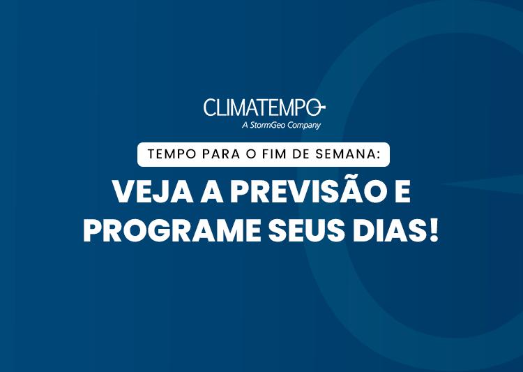 Imagem Final de semana com risco de temporais no Sul e calorão no Sudeste e Centro Oeste.