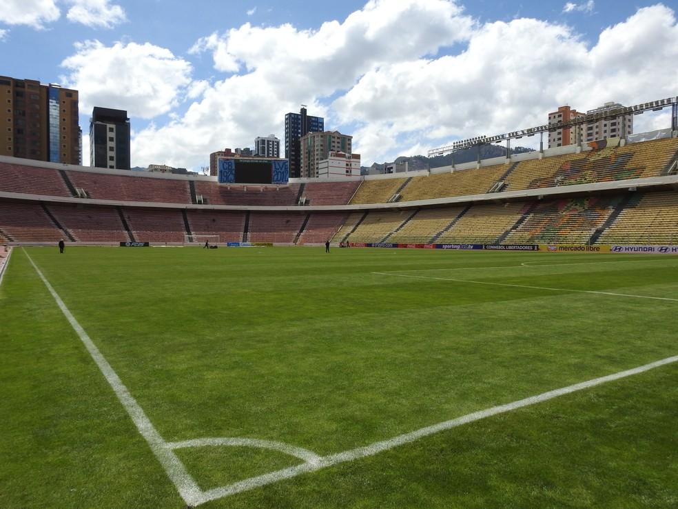 Estádio Hernando Siles recebe a partida entre Bolívar e Atlético-MG