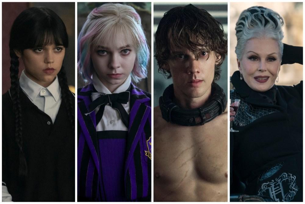 Wednesday, Enid, Tyler e Hester