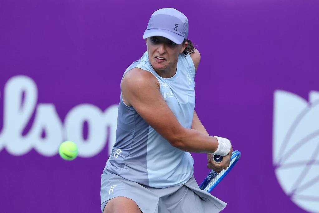 Iga Świątek durante o torneio Korea Open 2025
