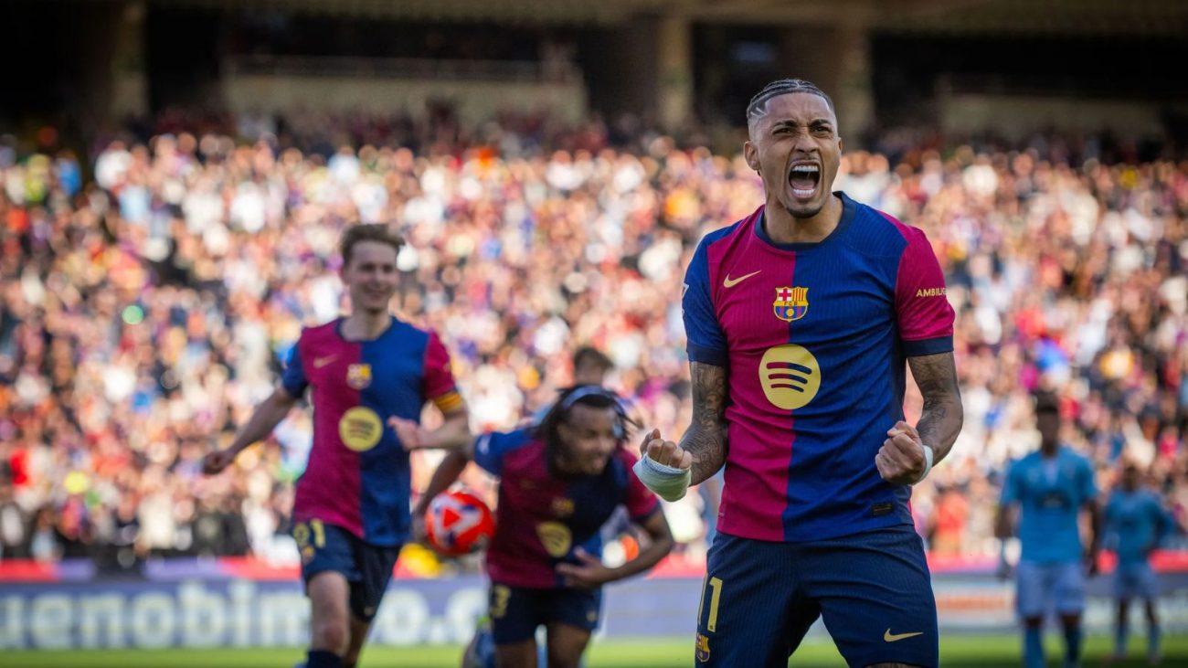 Raphinha do Barcelona