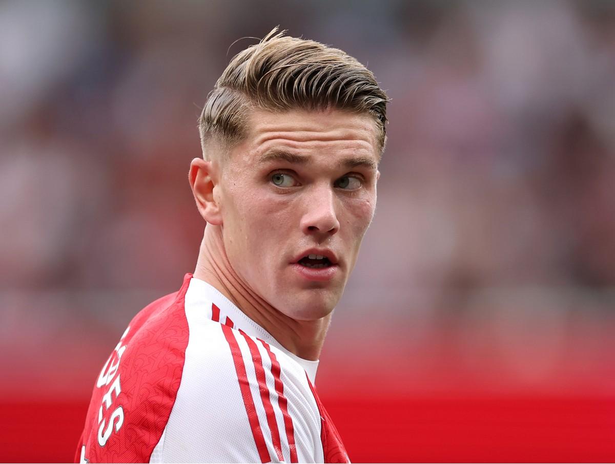 Viktor Gyokeres durante a vitória do Arsenal contra o Leeds