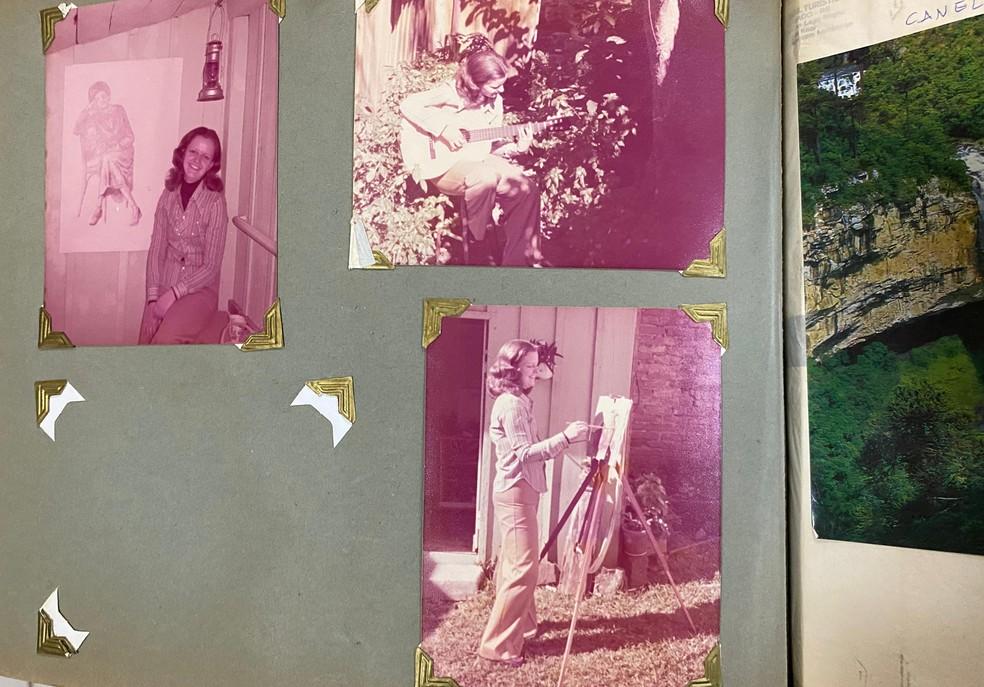 Edy Rita Hanke se formou no magistério aos 17 anos e depois fez faculdade de Belas Artes de Curitiba (PR)