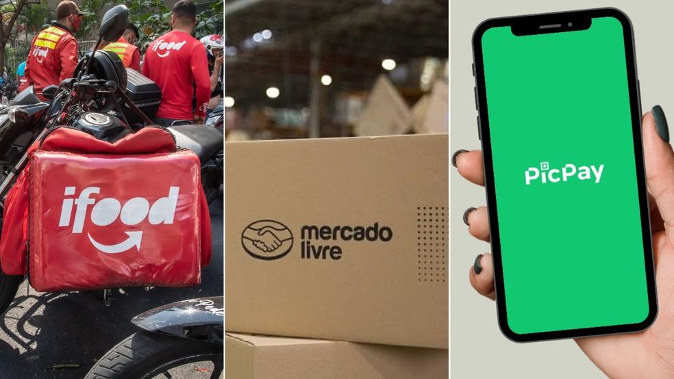 iFood, Mercado Livre e PicPay