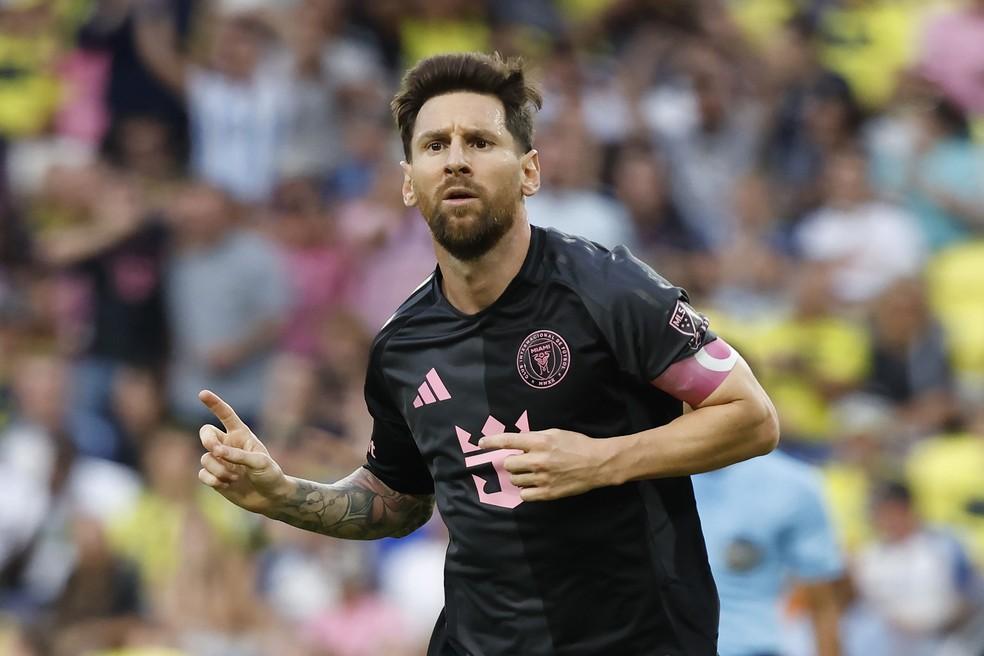 Messi marcou até agora 37 gols em 43 jogos pelo Inter Miami no ano de 2025