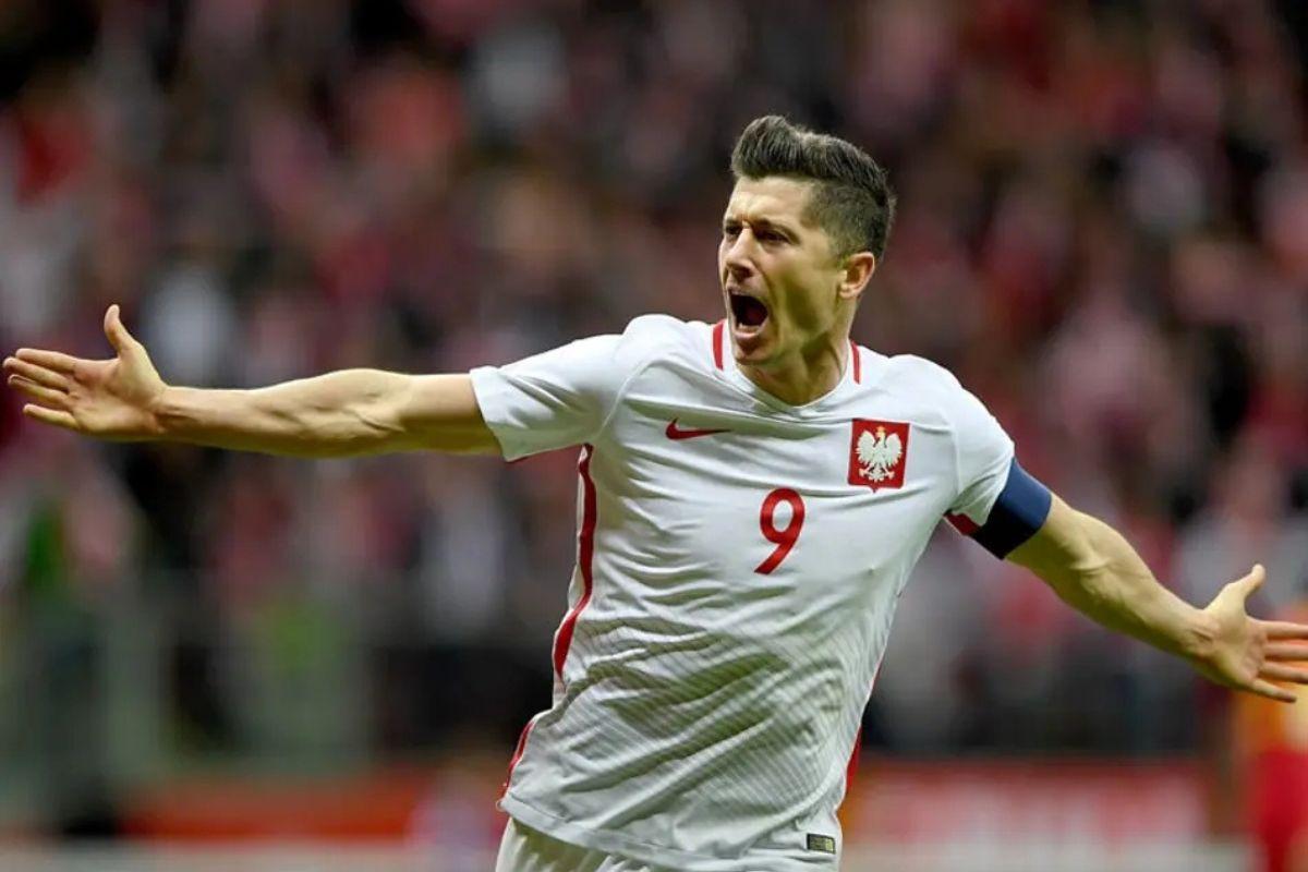 Lewandowski pela seleção da Polônia