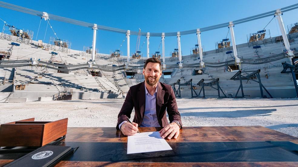 Lionel Messi renovou contrato com o Inter Miami até 2028