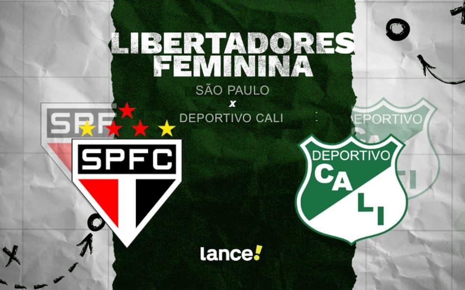 São Paulo x Deportivo Cali duelam pela Libertadores Feminina.