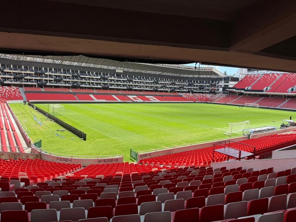 Estádio Casa Blanca, em Quito, no Equador