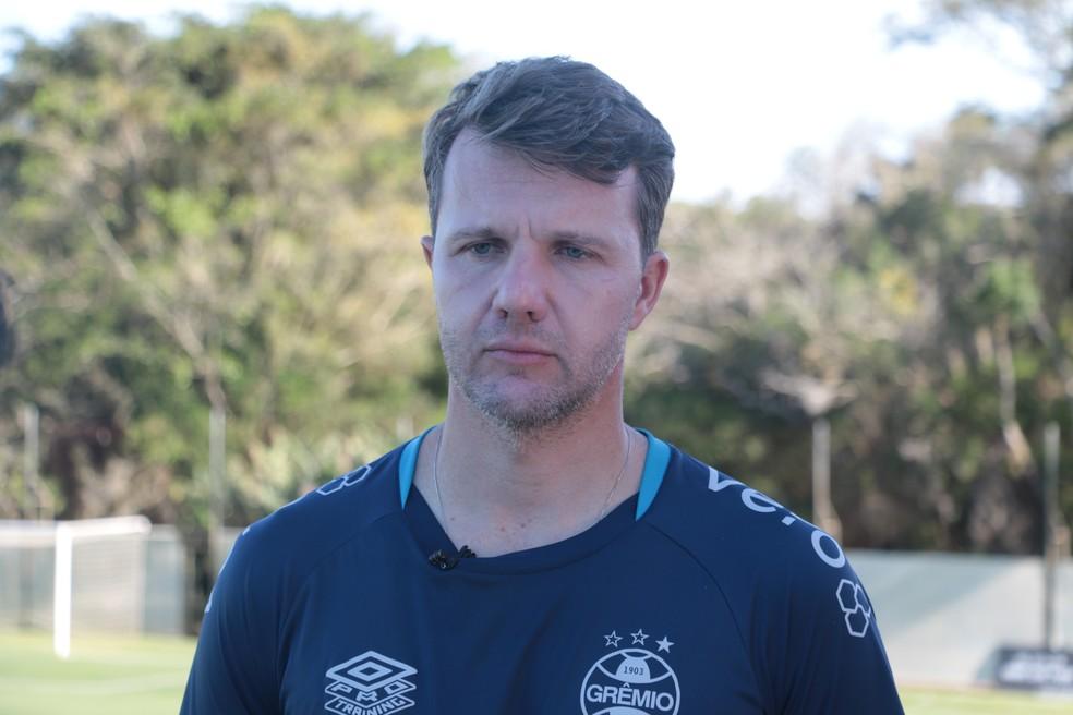 Ruimar Kunzel, técnico do time sub-17 do Grêmio