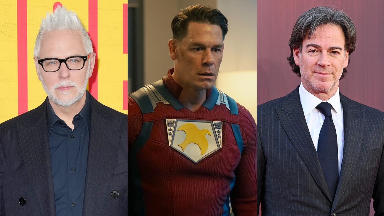 James Gunn, John Cena and Peter Safran