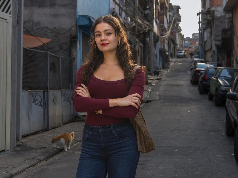 Sophie Charlotte como Gerluce em Três Graças — Foto: Globo/Estevam Avellar