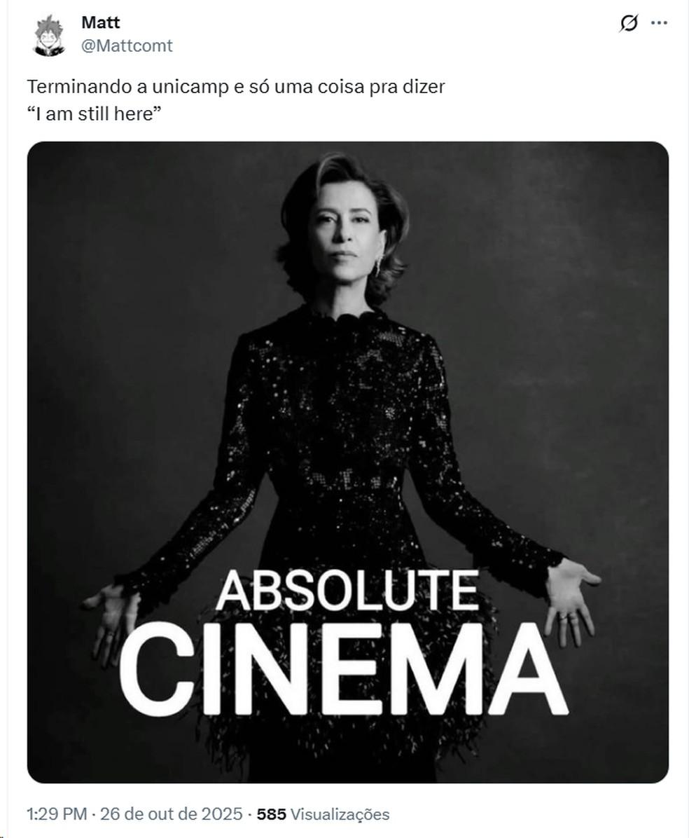 Questão sobre 'Ainda Estou Aqui' na Unicamp gerou memes em redes sociais