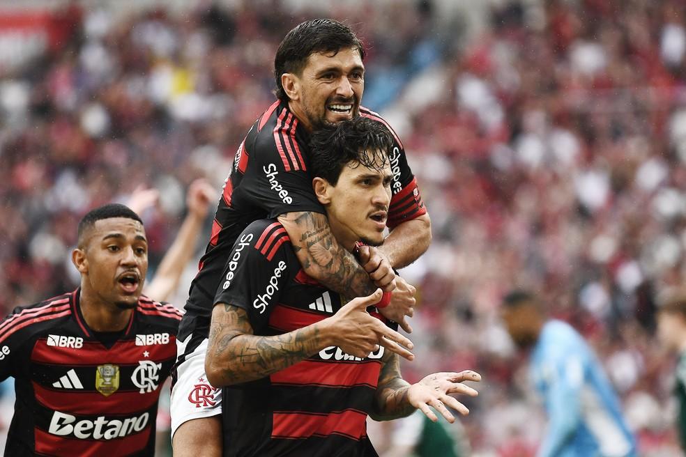 Pedro e Arrascaeta - Flamengo x Palmeiras - Brasileirão - Maracanã