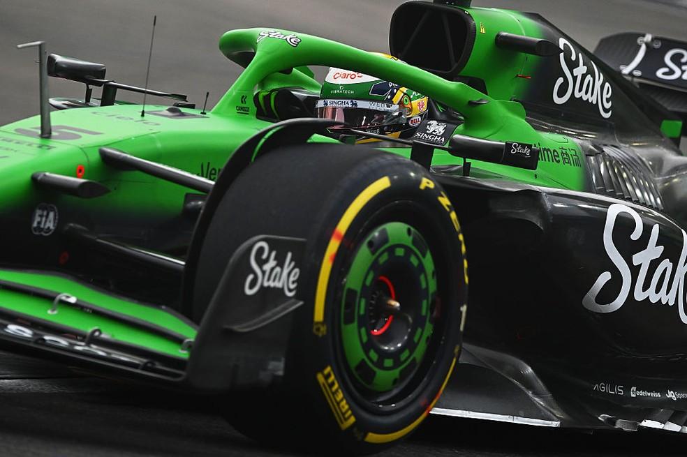 Gabriel Bortoleto no terceiro treino livre para o GP de Singapura