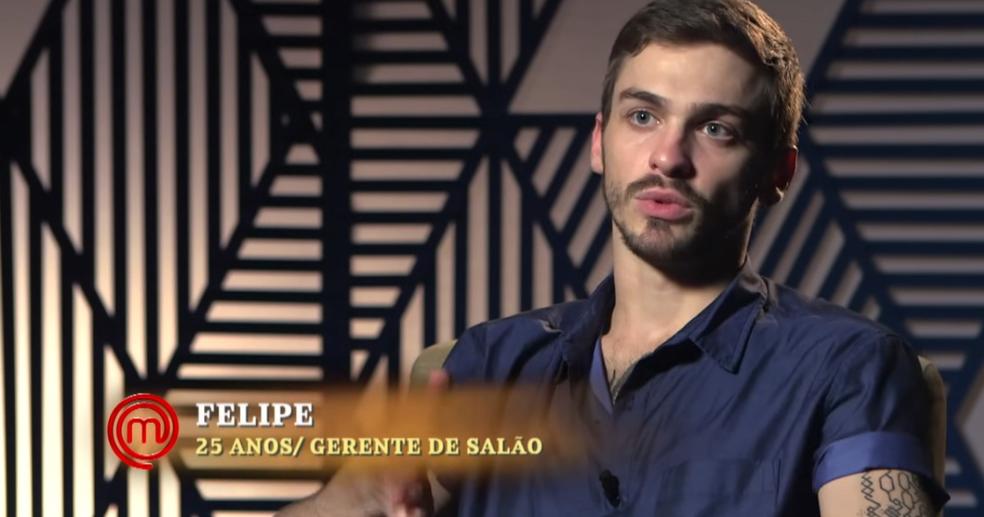 Felipe Selau no Masterchef