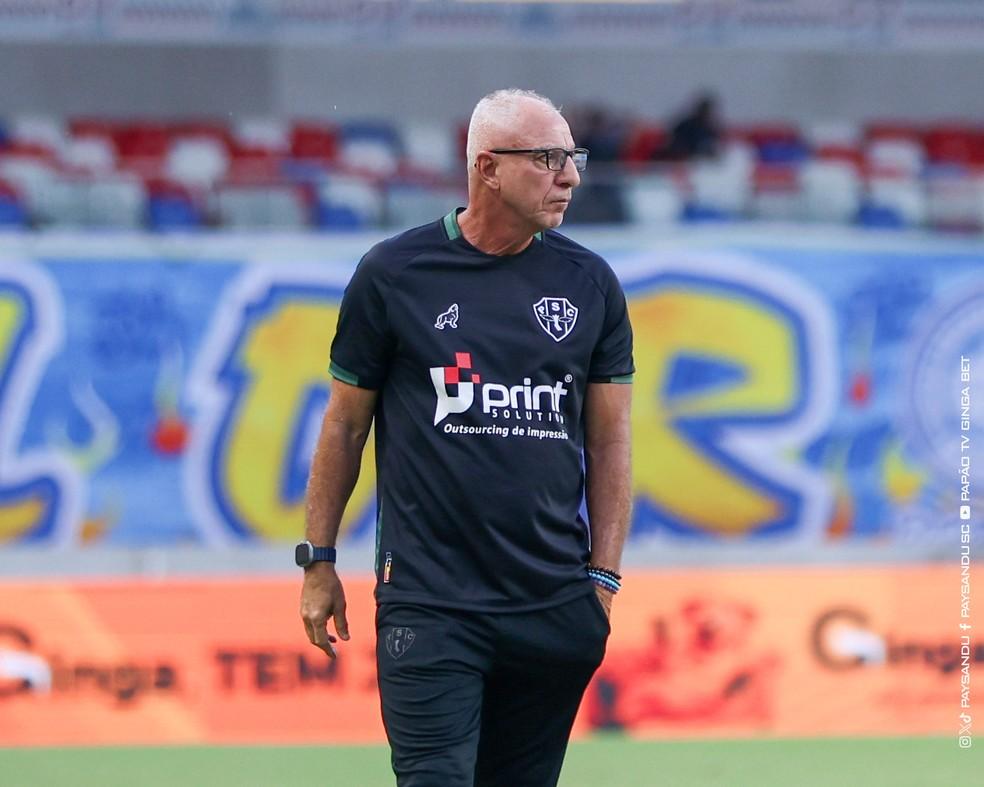 Márcio Fernandes em seu retorno ao Paysandu na Série B 2025