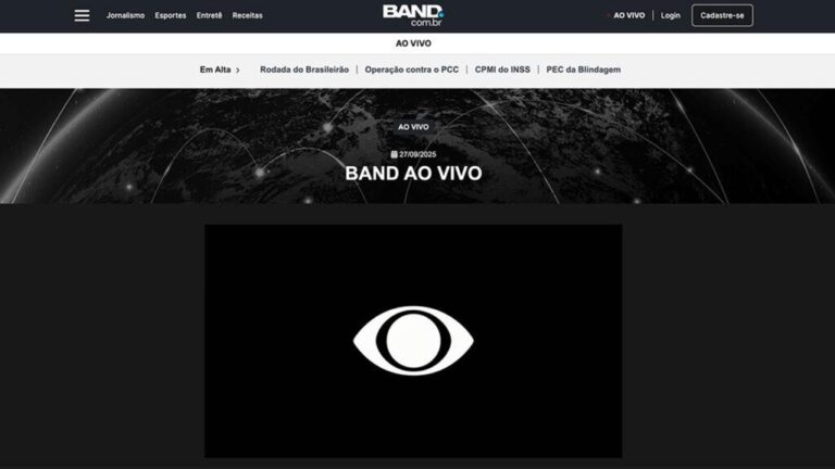 Assista à Band Online Gratuitamente e Confira a Programação do Dia