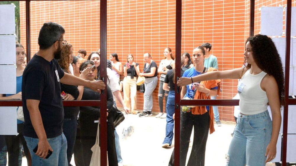 Abertura do portão local de prova