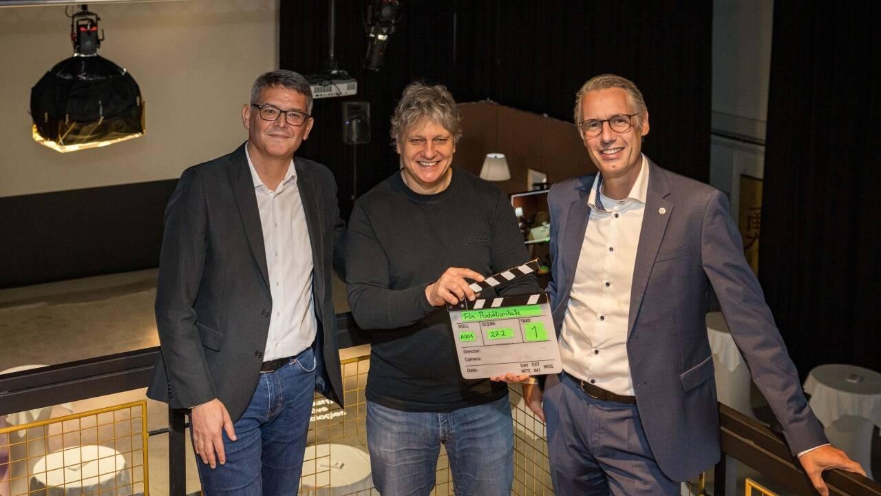 Inauguração da nova filmproduktionshalle