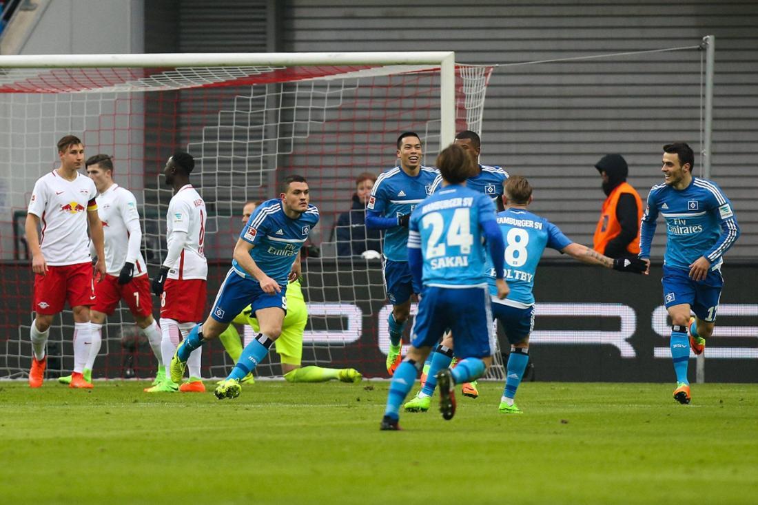 O HSV venceu apenas uma vez contra o RB Leipzig