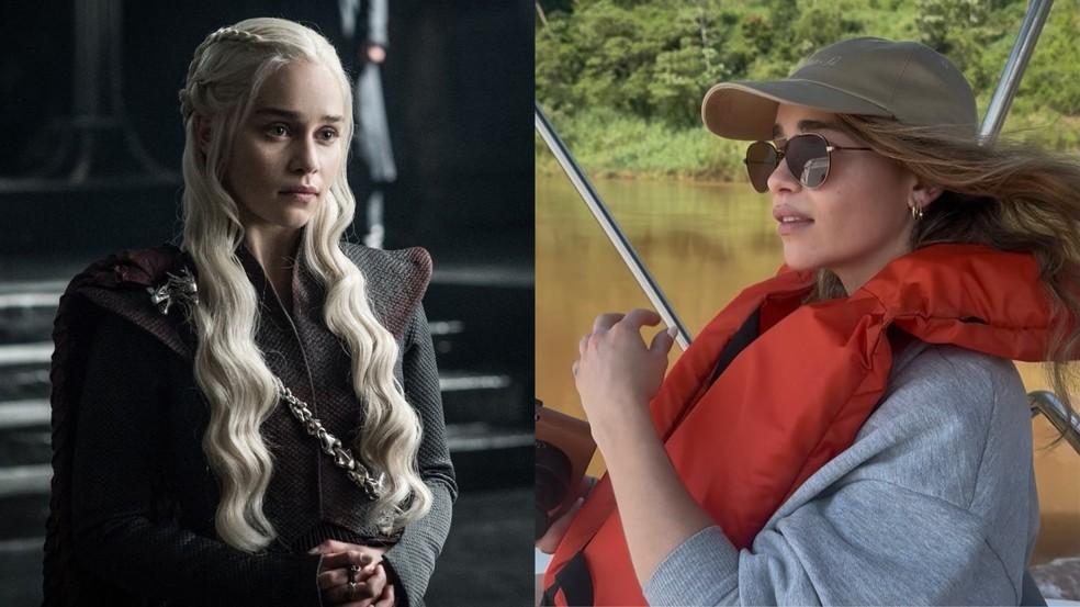 Emilia Clarke interpretou a rainha dos dragões em Game of Thrones